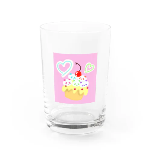 パンダカップケーキ Water Glass