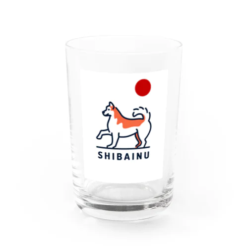 柴犬 Water Glass