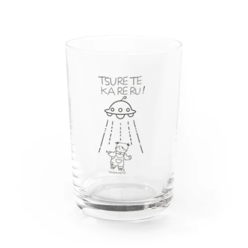 UFOと女の子 Water Glass