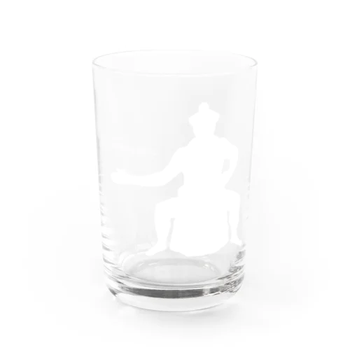 The meeting place (白文字) Water Glass