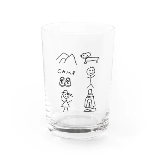 camp series by 週末日記 Water Glass