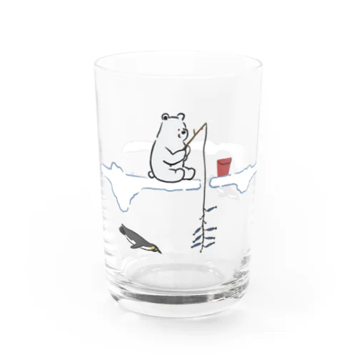 氷の世界　しろくまくん Water Glass