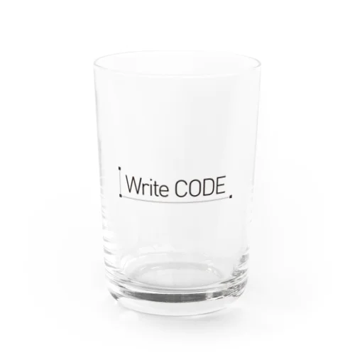 Write code グラス