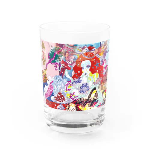 乙姫龍宮遊びづくし Water Glass