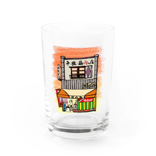 精肉店いろどり 背景あり Water Glass