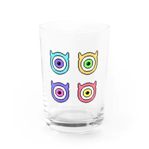 ドットめまめまる Water Glass