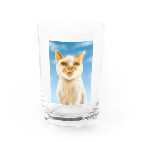 三毛猫☆長老 Water Glass