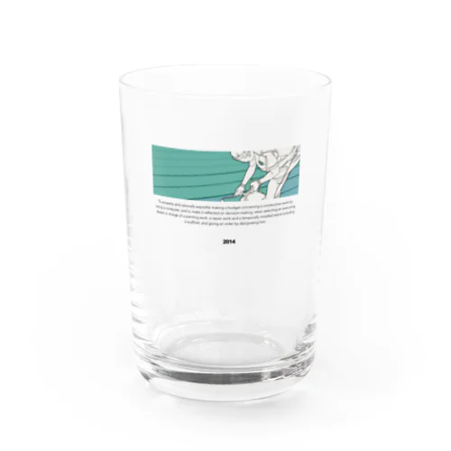 ぬりぬり Water Glass