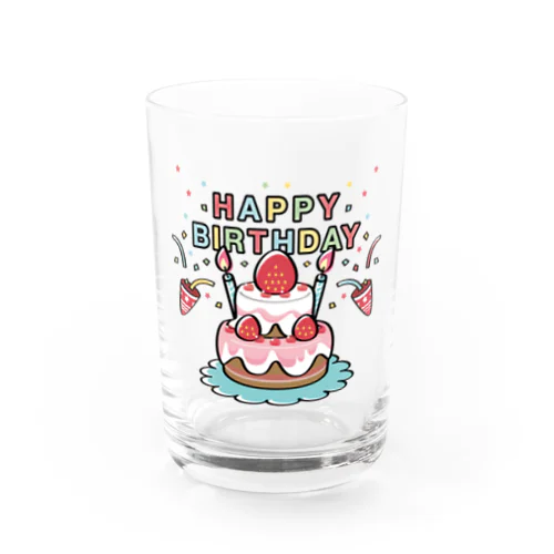 CT61HAPPY BRITHDAY  Water Glass