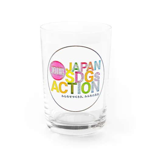 SDGs JAPAN colorful Water Glass