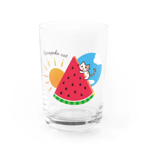 はらぺこキャット◆スイカ◆ Water Glass