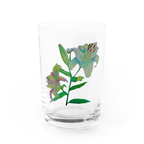 えりおの手描き絵グッズ♪ Water Glass