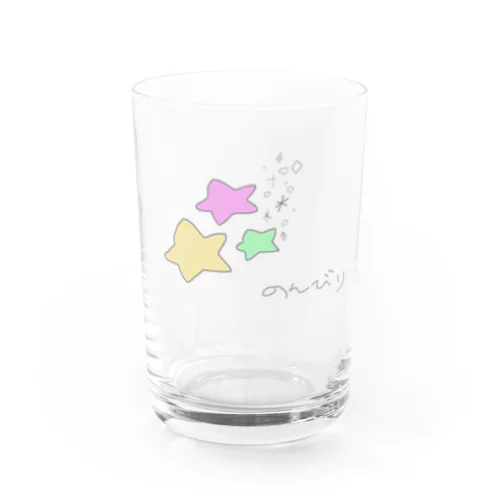 のんびり星 Water Glass