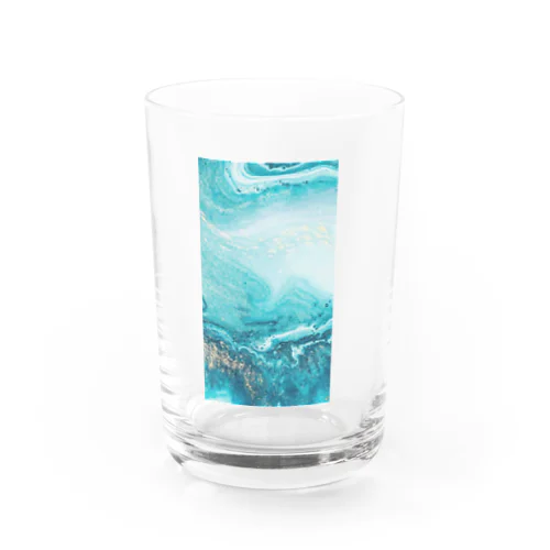 大理石 ターコイズ Water Glass