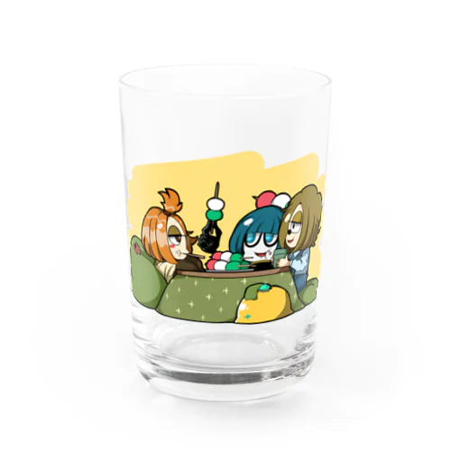 コタツでお団子女子会 Water Glass