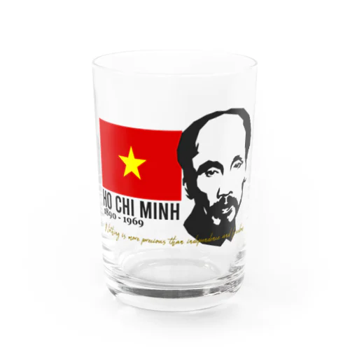 HO CHI MINH Water Glass