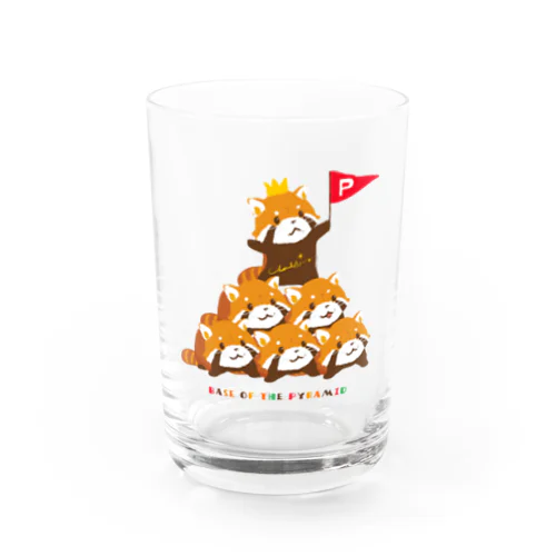 RED PANDA レッサーパンダ 組体操 0242 Water Glass