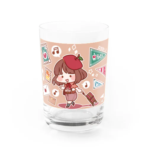 旅行気分なお嬢様 Water Glass