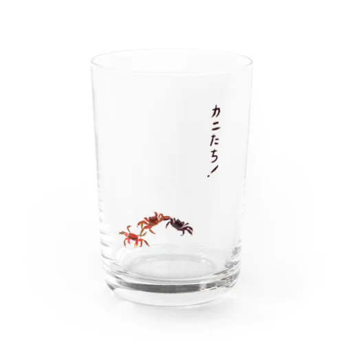 カニたち！ Water Glass