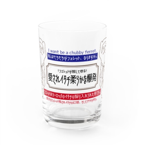 怪しい日本語 フェレット Water Glass