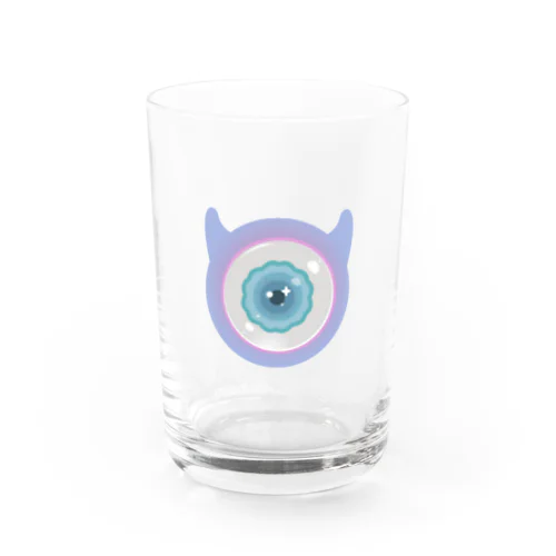 ぴえんまる（ブルー） Water Glass