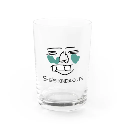 彼女はまあまあ可愛い Water Glass