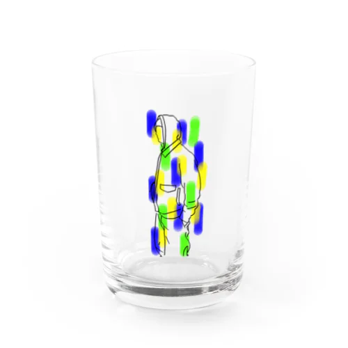 winter boy Water Glass