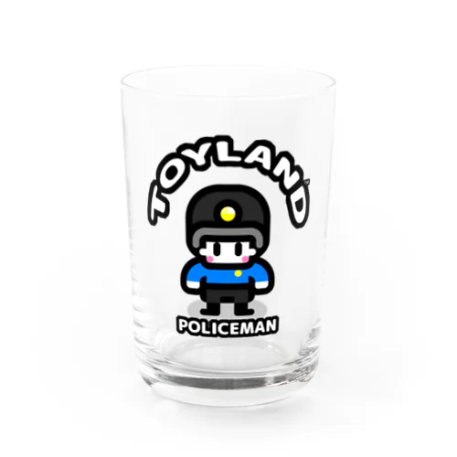 カワイイ ポップ な おまわりさん Water Glass