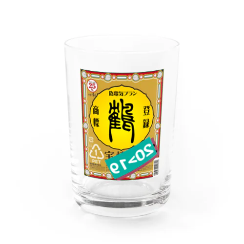 「鶴」グラス Water Glass