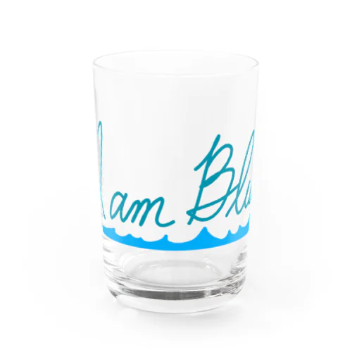 I am blue Water Glass