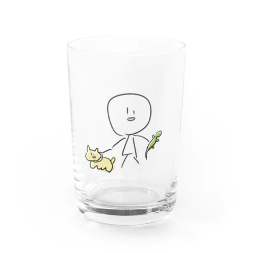 とかげと犬 Water Glass