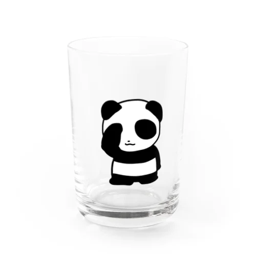 右目が疼くパンダ Water Glass