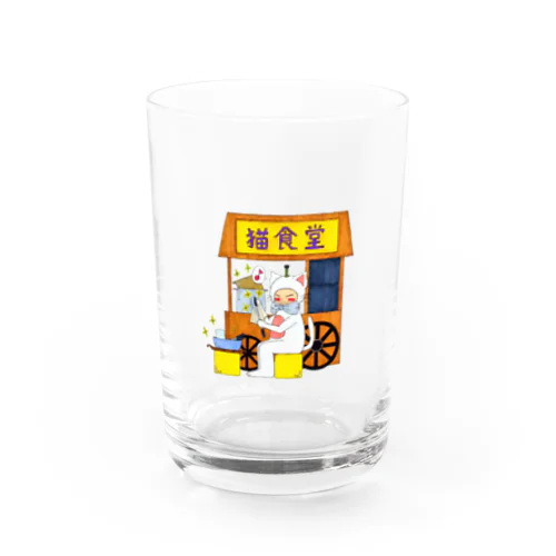 ちょんニャゲさんはお手入れ中 Water Glass