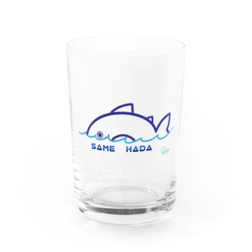 SAMEHADAロゴ  グラス Water Glass