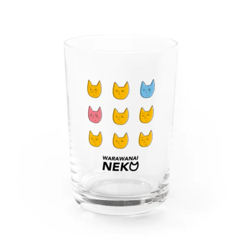 WARAWANAI NEKO Water Glass