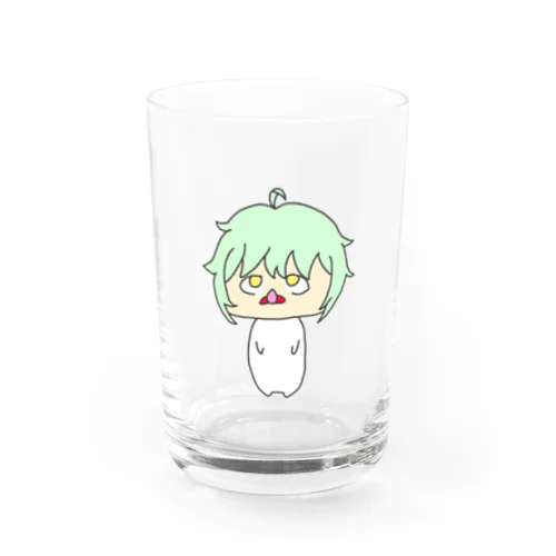 何とも言えない表情をしているルビちゃん Water Glass