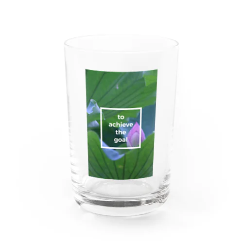 to  achieve the goal Water Glass