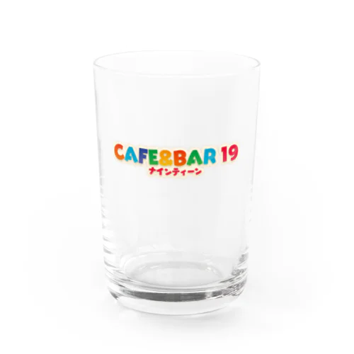 CAFE&BAR19ロゴシリーズ Water Glass