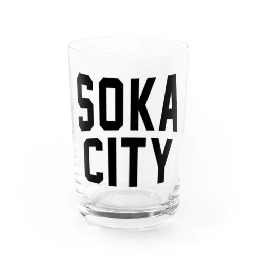 草加市 SOKA CITY グラス