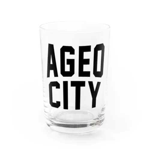 上尾市 AGEO CITY Water Glass