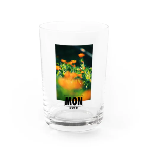 ロゴ入りまつばぎく Water Glass