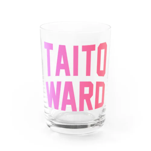 台東区 TAITO WARD Water Glass
