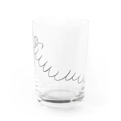 九重顎イモムシ Water Glass