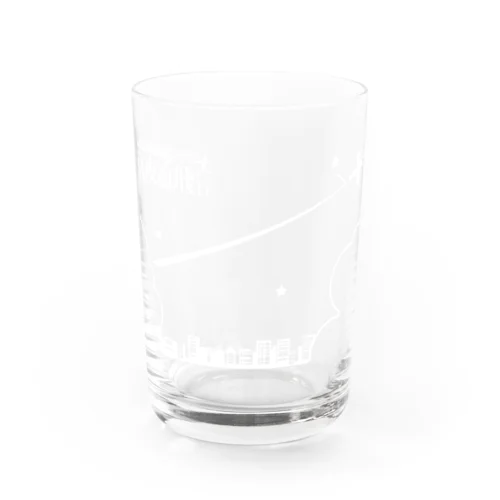 東京夜間飛行：ロゴ飛行機 Water Glass