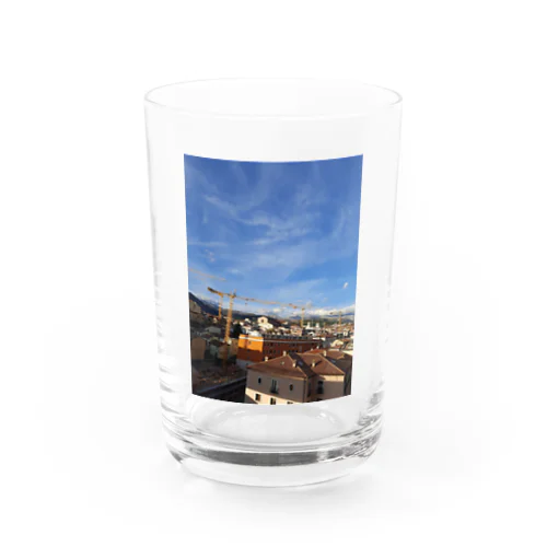 ラクイラの橋Ponte Belvedereからの景色 Water Glass