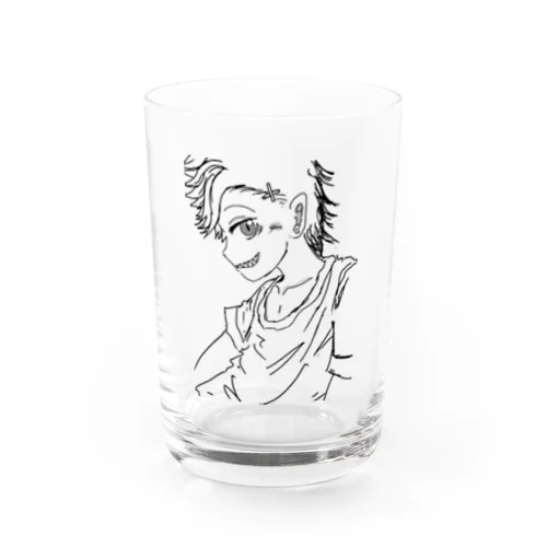 ギザ歯男子 Water Glass