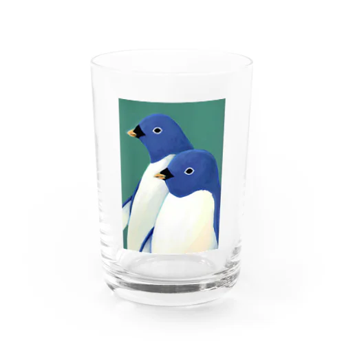 ペンギン肖像画 Water Glass