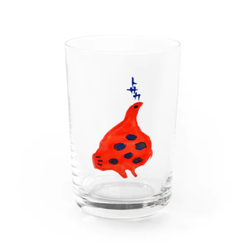 トサカ鳥 Water Glass