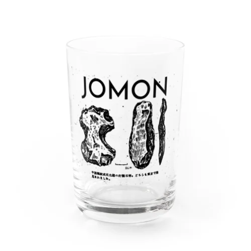 JOMON 打製石器 プリントウェア Water Glass