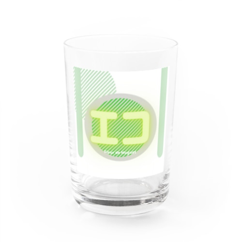 エコ~Fleur de Muguet ~ White Water Glass